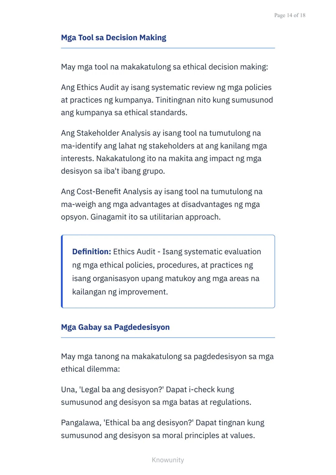 Panimula sa Etika ng Negosyo: Mga Isyu sa Makabagong
Negosyo
Pag-aaral ng mga prinsipyo ng etika sa
negosyo at mga isyu sa kasalukuyan
Mga L