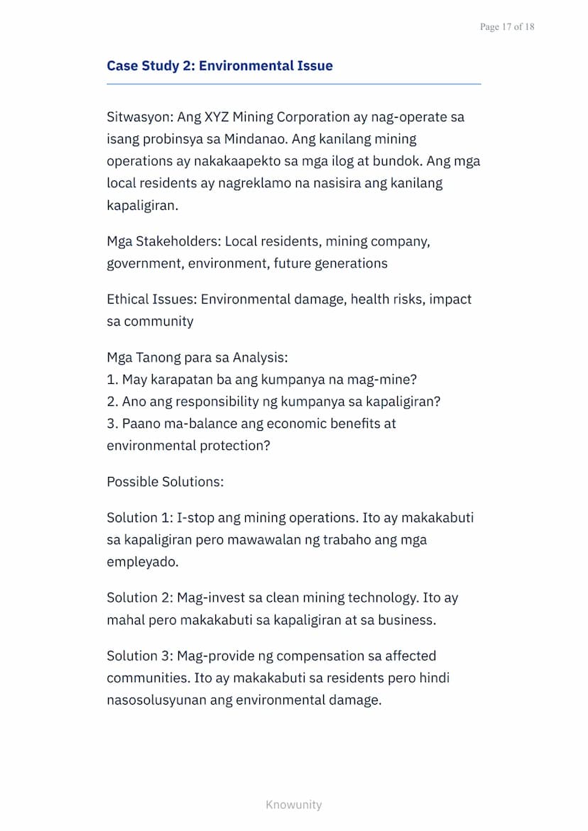 Panimula sa Etika ng Negosyo: Mga Isyu sa Makabagong
Negosyo
Pag-aaral ng mga prinsipyo ng etika sa
negosyo at mga isyu sa kasalukuyan
Mga L