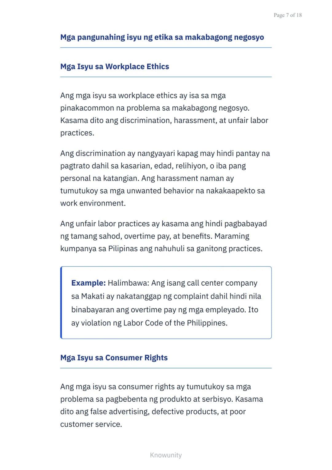 Panimula sa Etika ng Negosyo: Mga Isyu sa Makabagong
Negosyo
Pag-aaral ng mga prinsipyo ng etika sa
negosyo at mga isyu sa kasalukuyan
Mga L