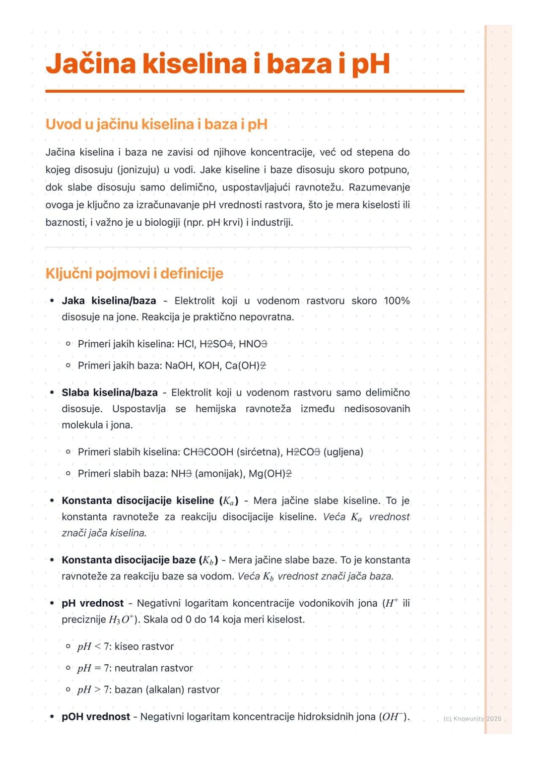 # Jačina kiselina i baza i pH

## Uvod u jačinu kiselina i baza i pH

Jačina kiselina i baza ne zavisi od njihove koncentracije, već od step