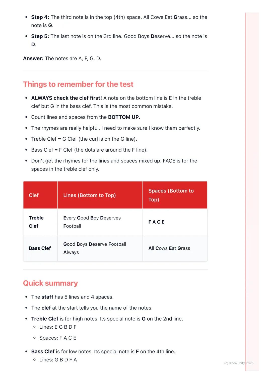 # The Staff and Clefs

Introduction to the staff and clefs

Music is written down so other people can play it. The notes are written on a
se