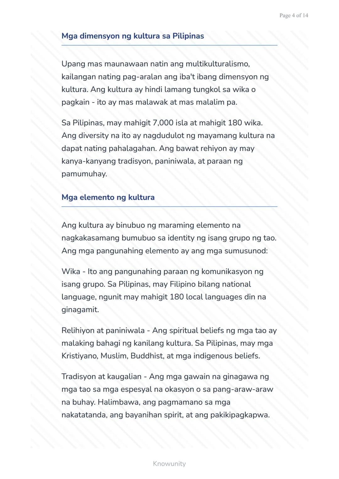 Pagkilala sa Kulturang Pilipino at Pandaigdig:
Multikulturalismo
Pag-unawa sa multikulturalismo at
pagpapahalaga sa pagkakaiba-iba
Mga Layun