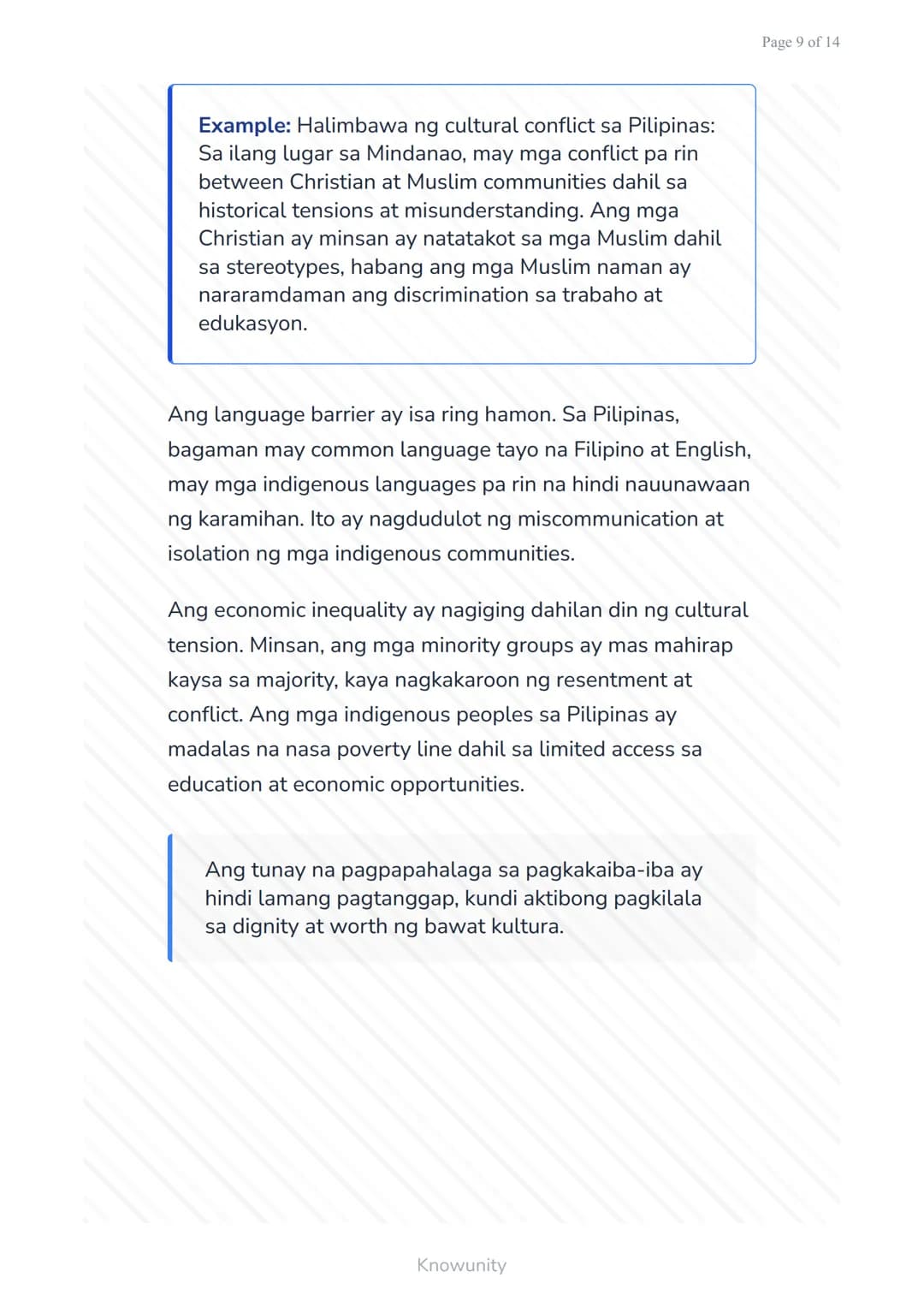 Pagkilala sa Kulturang Pilipino at Pandaigdig:
Multikulturalismo
Pag-unawa sa multikulturalismo at
pagpapahalaga sa pagkakaiba-iba
Mga Layun