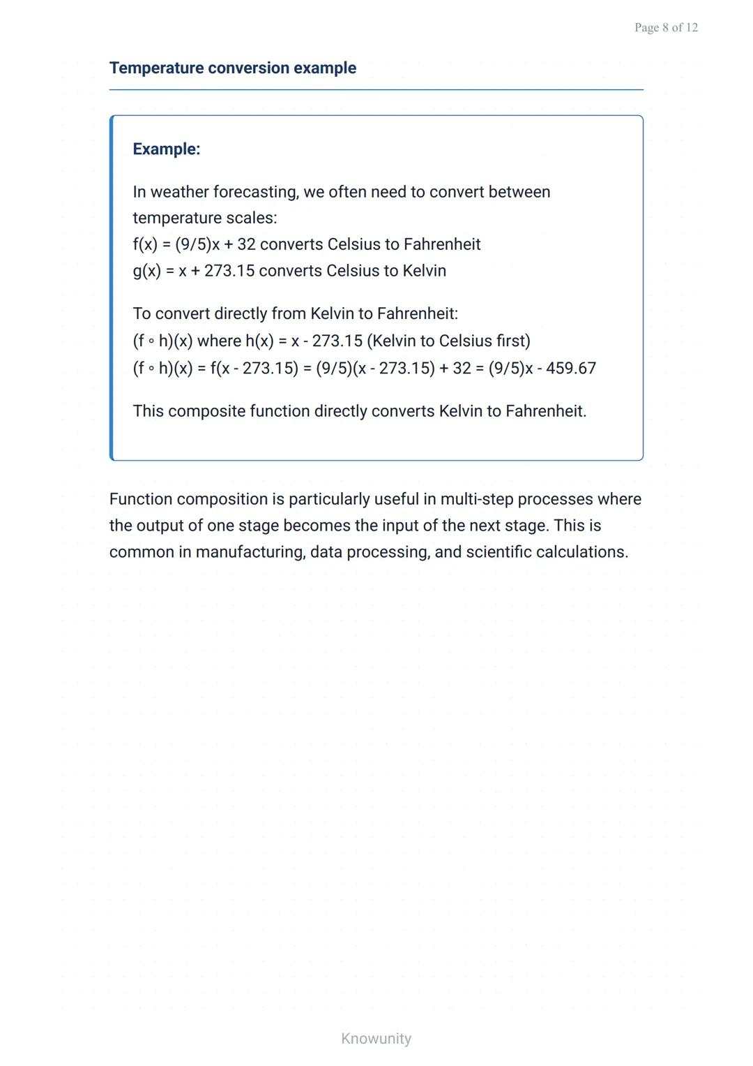 Functions and Their Graphs: Operations on Functions and Composition
Master function operations and composition with
practical examples
What 