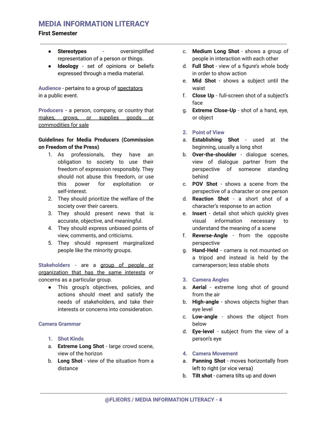MEDIA INFORMATION LITERACY
First Semester
Media Literacy
- ability to access, analyze, evaluate, and
create media in a variety of forms
Info