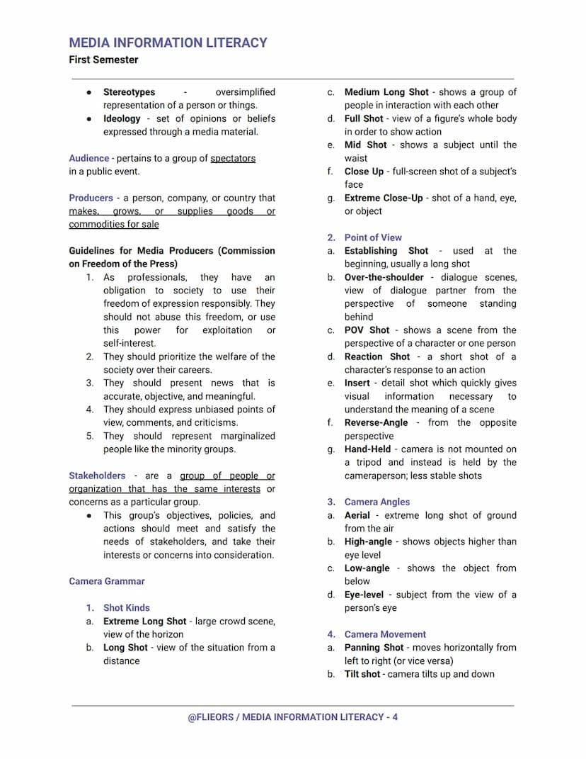 MEDIA INFORMATION LITERACY
First Semester
Media Literacy
- ability to access, analyze, evaluate, and
create media in a variety of forms
Info