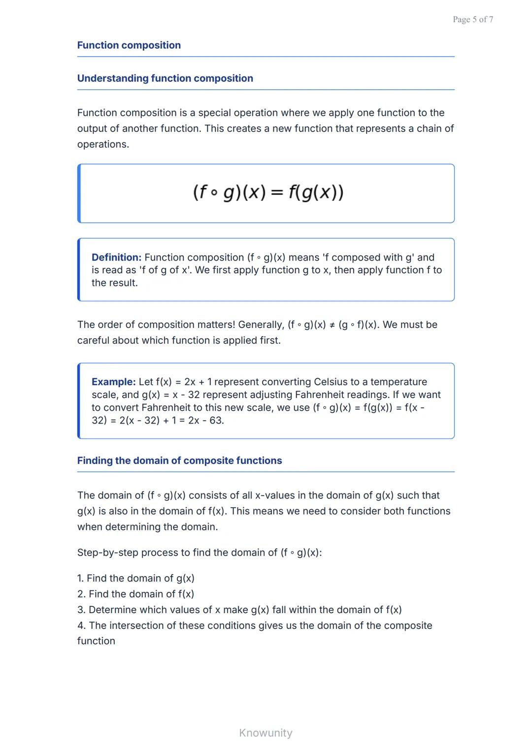 Functions and Their Graphs: Operations on Functions
Learn to perform operations on functions and understand
their graphs
What you'll learn i