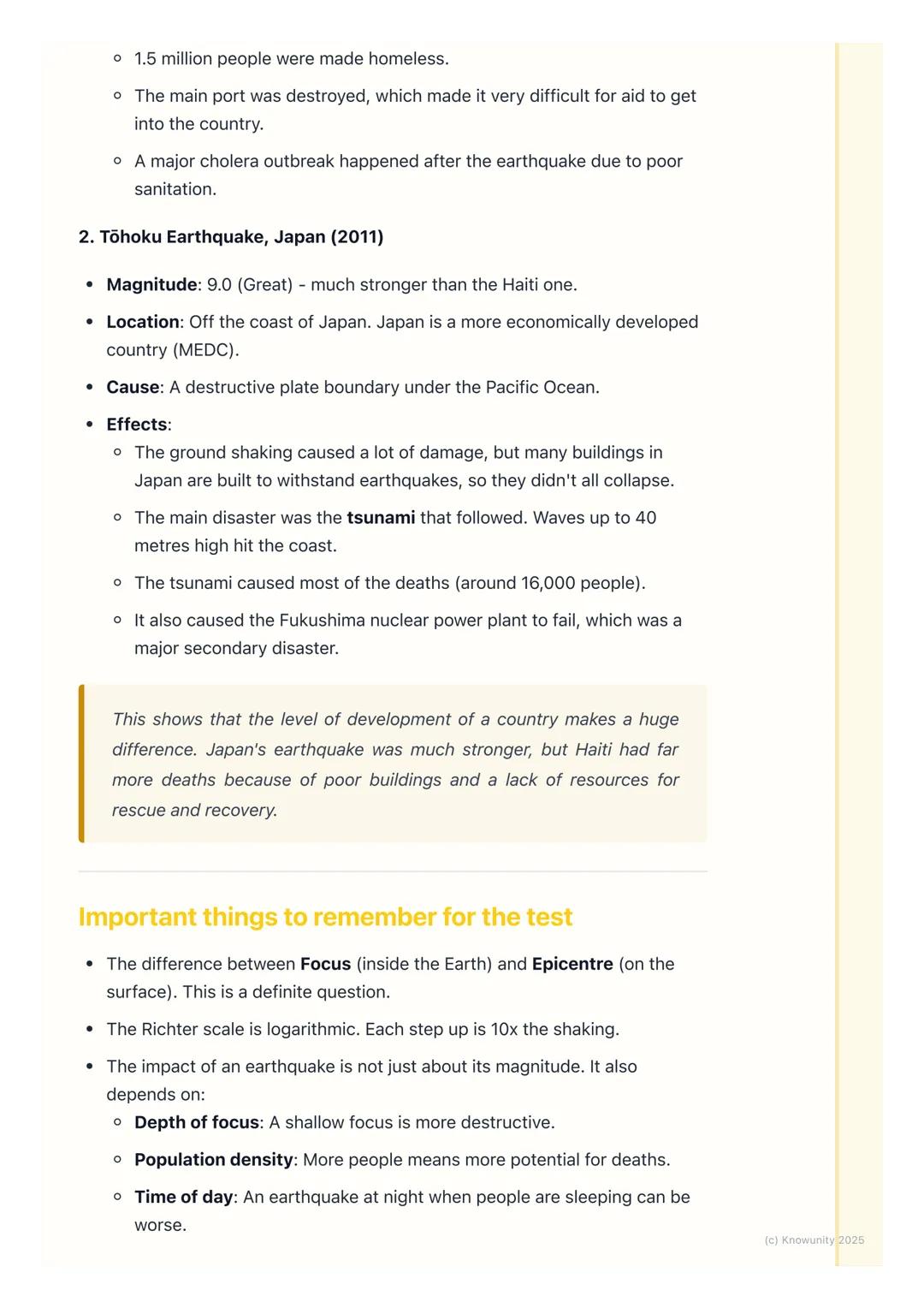 # Earthquakes

What are earthquakes?

An earthquake is a sudden and violent shaking of the ground. It's caused by
movements within the Earth
