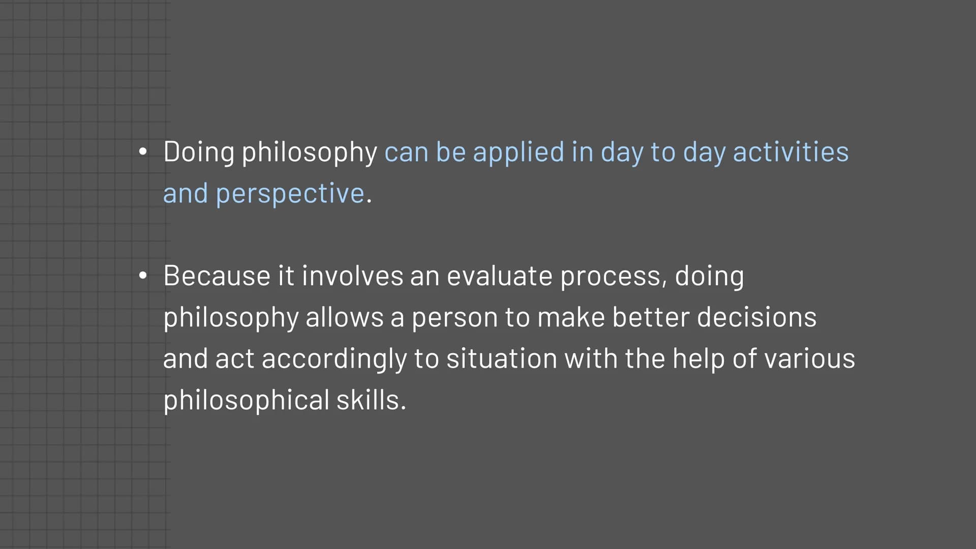 # Philosophy

An Introduction Lesson 1:
THE NATURE AND
FUNCTIONS OF
PHILOSOPHY
JOANNE MICHAELA C. ORPILLA, LPT
KRISTEL N. MARCELO, LPT ## OB