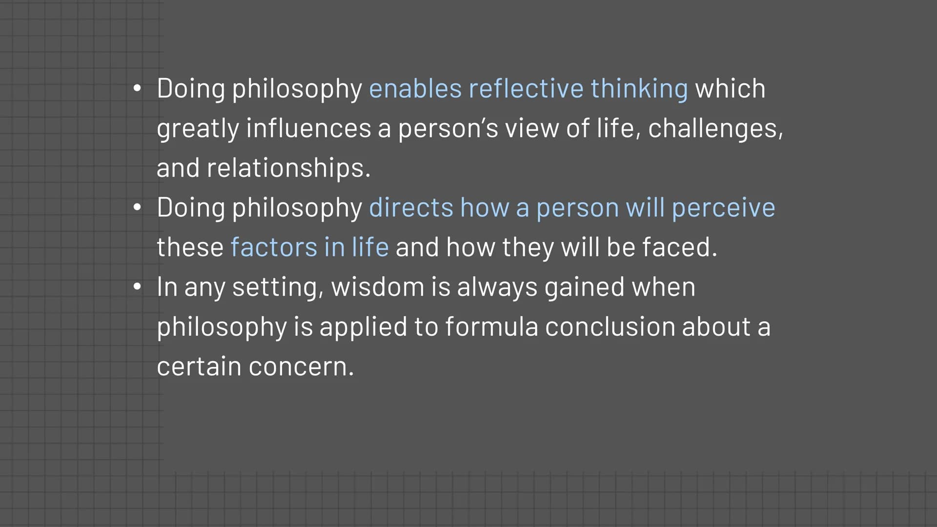 # Philosophy

An Introduction Lesson 1:
THE NATURE AND
FUNCTIONS OF
PHILOSOPHY
JOANNE MICHAELA C. ORPILLA, LPT
KRISTEL N. MARCELO, LPT ## OB