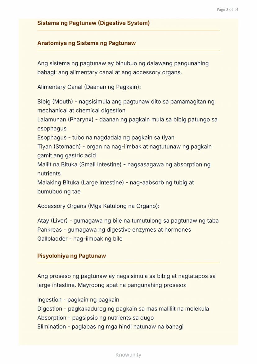 Mga Sistema ng Katawang Tao: Anatomiya, Pisyolohiya, at
Kalusugan
Pag-aaral ng limang pangunahing sistema ng
katawang tao
Mga Layuning Pang-