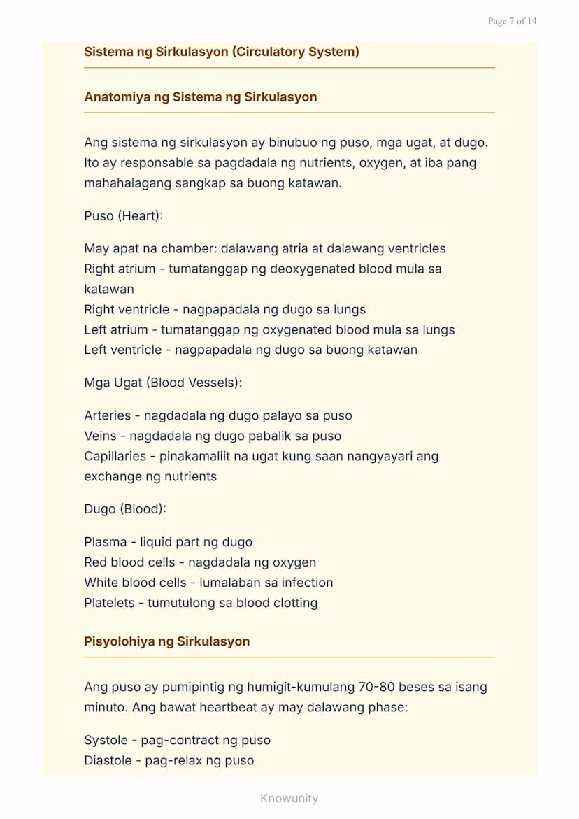 Mga Sistema ng Katawang Tao: Anatomiya, Pisyolohiya, at
Kalusugan
Pag-aaral ng limang pangunahing sistema ng
katawang tao
Mga Layuning Pang-