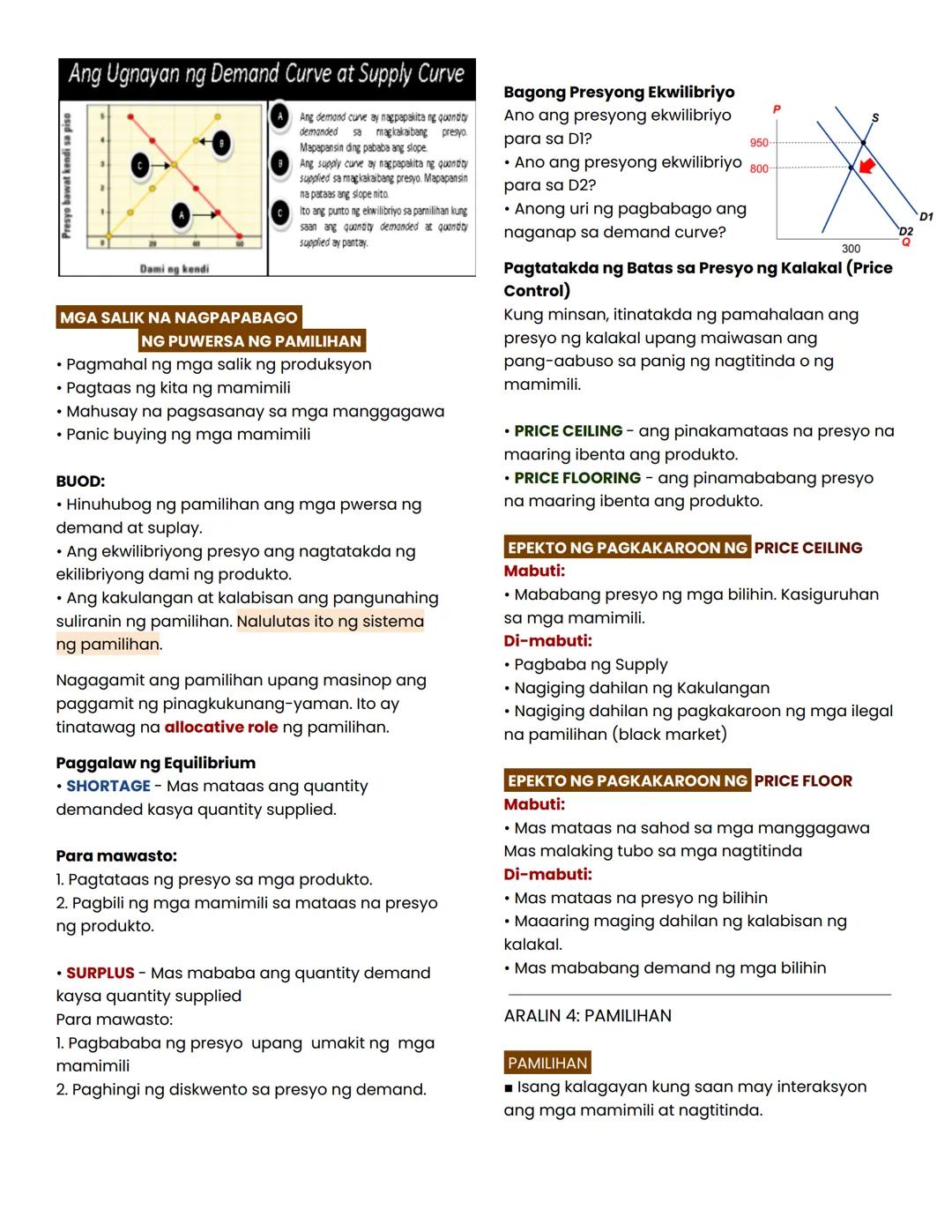 ARALIN 1: DEMAND
DEMAND
- dami ng produkto o paglilingkod na gusto at
kayang bilhin ng konsyumer sa isang takdang
presyo.
- Ang pangunahing 