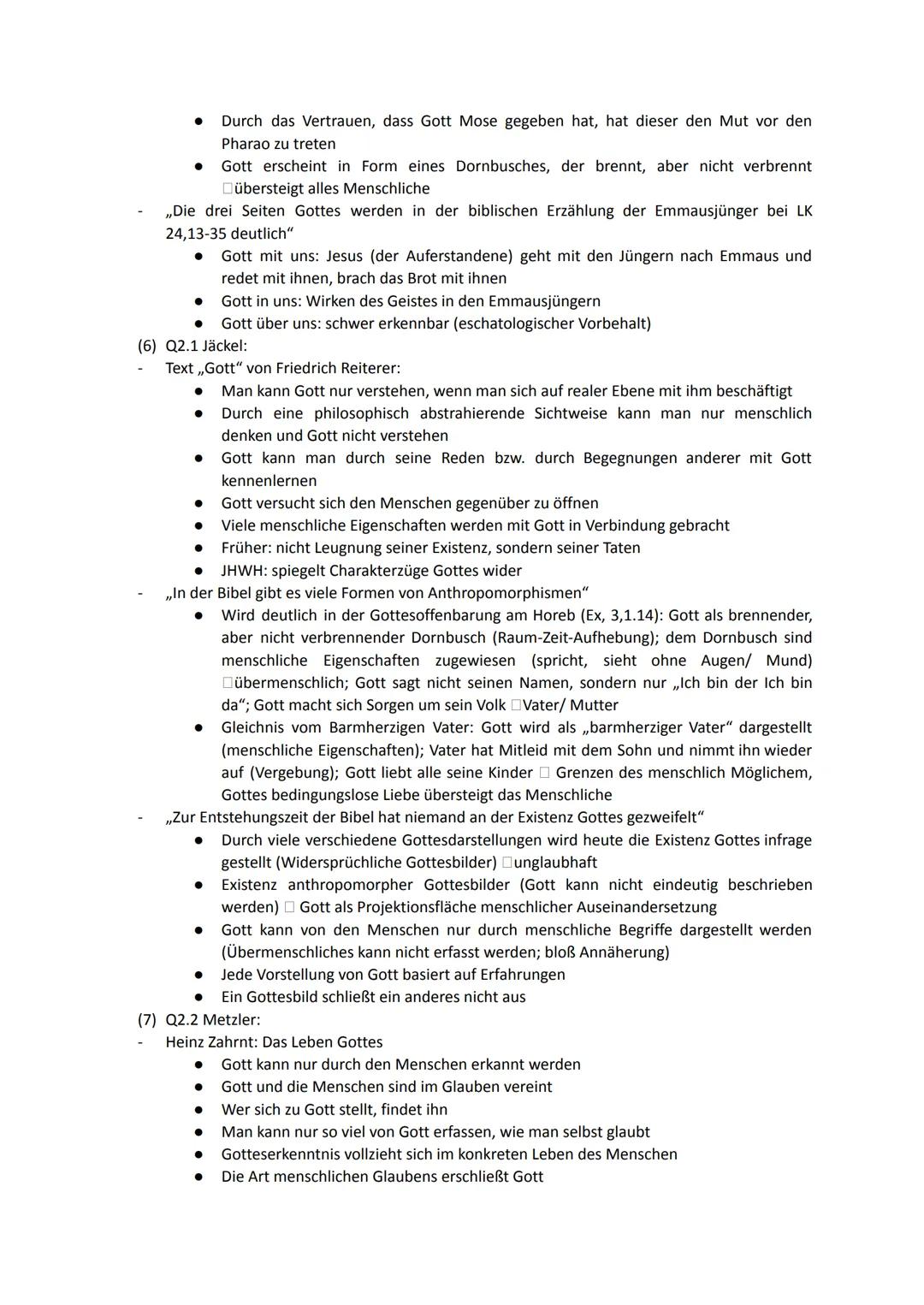 Religion Abiturstoff

Q1: Jesus Christus- das menschgewordene Wort Gottes: Die Reich-Gottes-Botschaft, Die
Auferstehung Jesu (Hoffnung über 