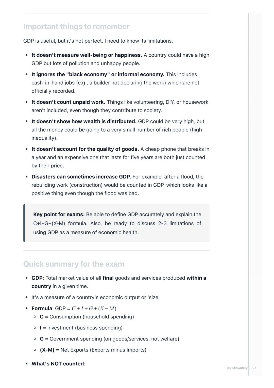 # Gross Domestic Product
(GDP)

Introduction to Gross Domestic Product (GDP)

GDP is one of the most important ways to measure how well a co