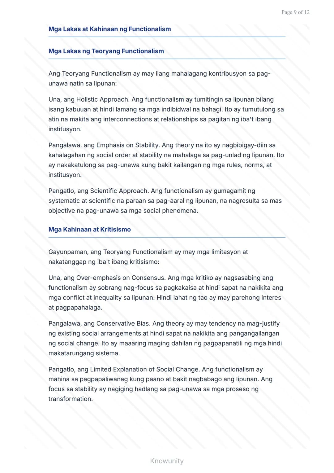 Teoryang Functionalism sa Agham Panlipunan
Pag-aaral ng mga pangunahing kaisipan ng Functionalism
sa lipunan
Mga Layuning Pang-edukasyon
Mai