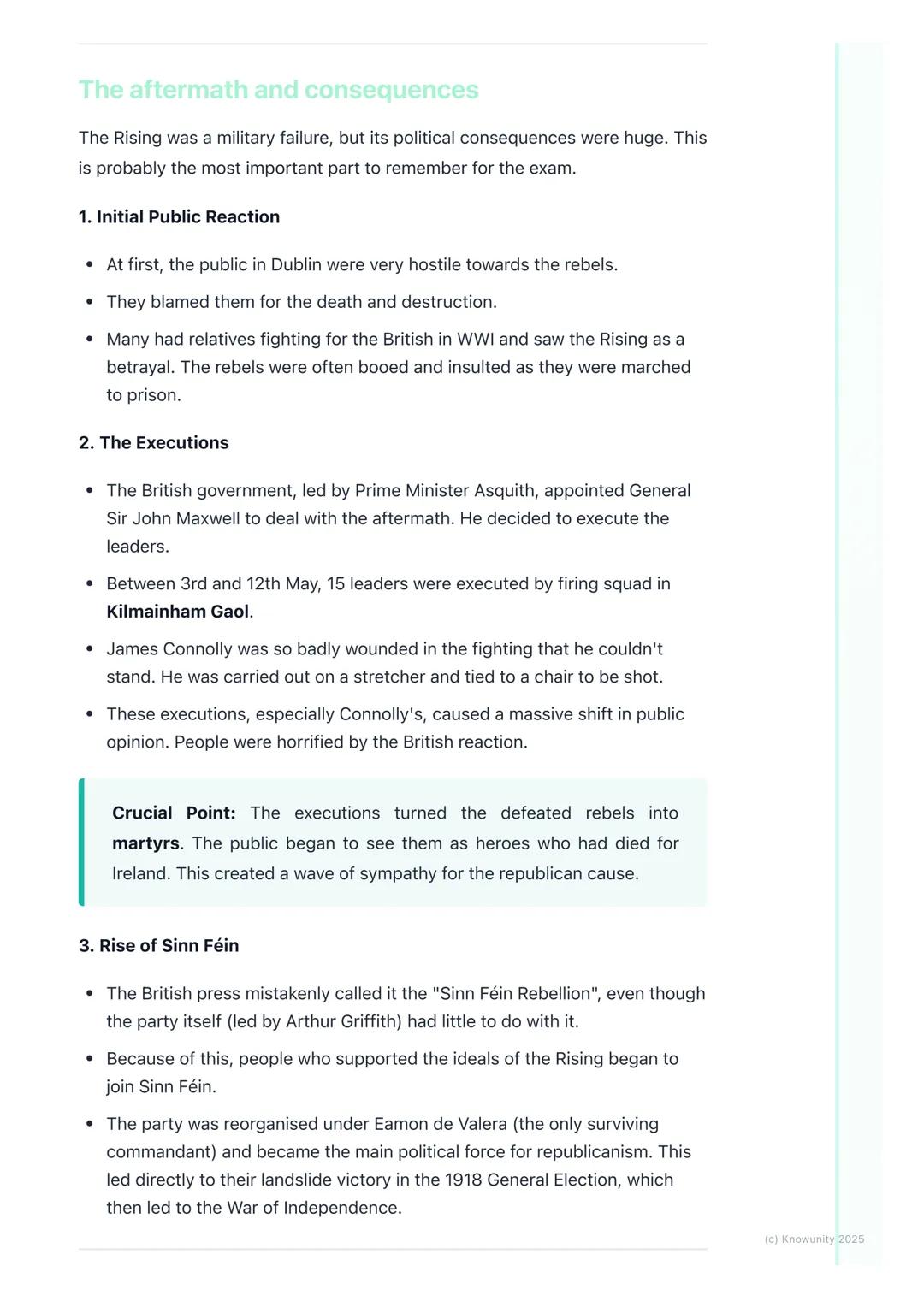 # The 1916 Easter Rising

The 1916 Easter Rising.

This was an armed insurrection in Ireland during Easter Week, April 1916. The
main goal w
