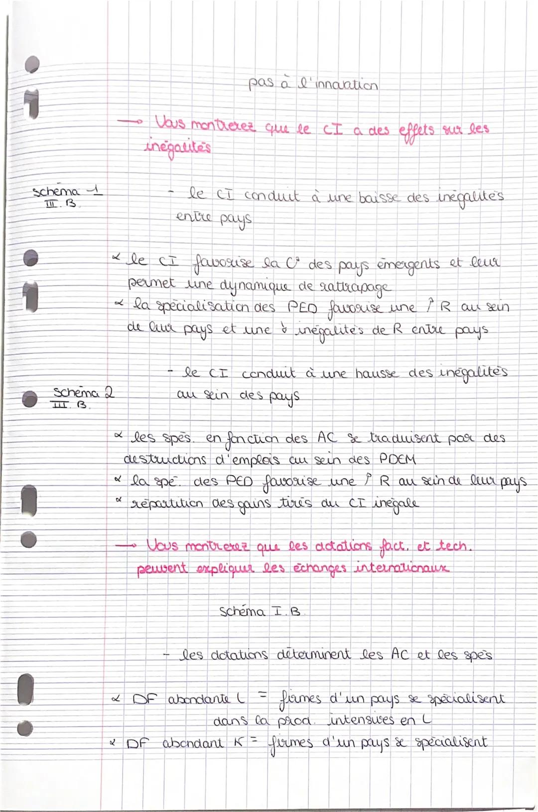 EC 3
CHAP 2
Vous montrerer que le CI a des effets sur les
inégalités entre les pays et au sein de chaque pays

I des inegalite's entre
PED e