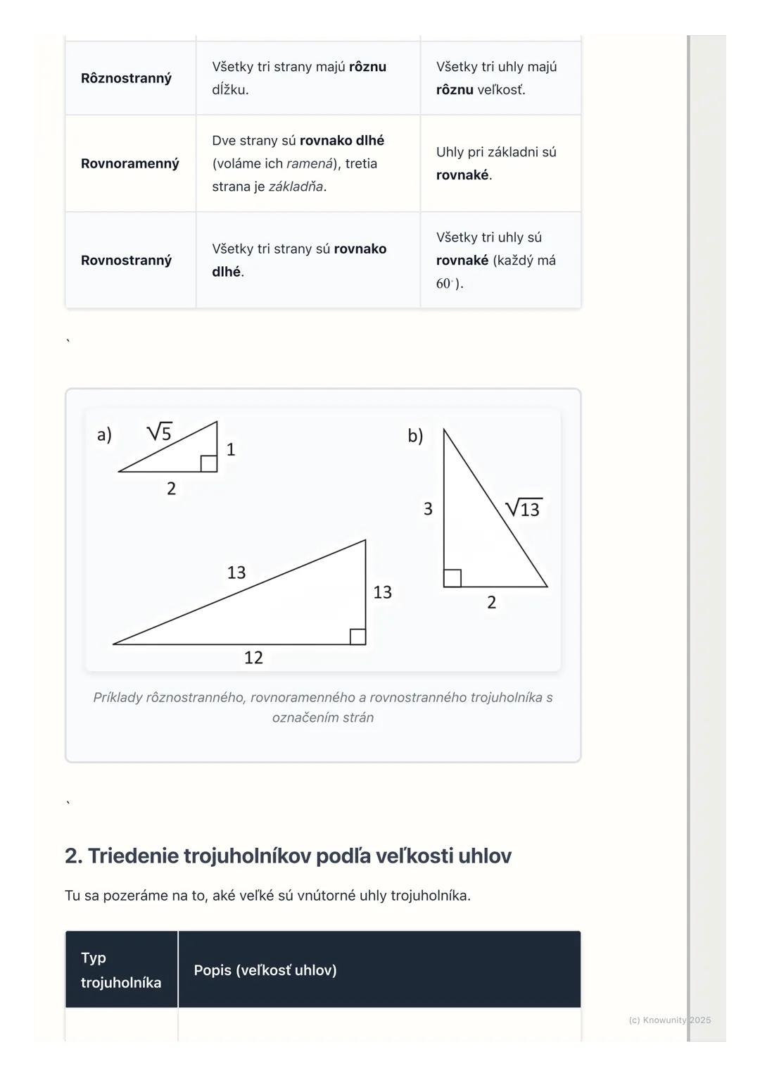 # Trojuholníky

## Úvod do trojuholníkov

Trojuholníky sú super dôležité tvary v matematike, hlavne v geometrii. Sú
všade okolo nás v domoch