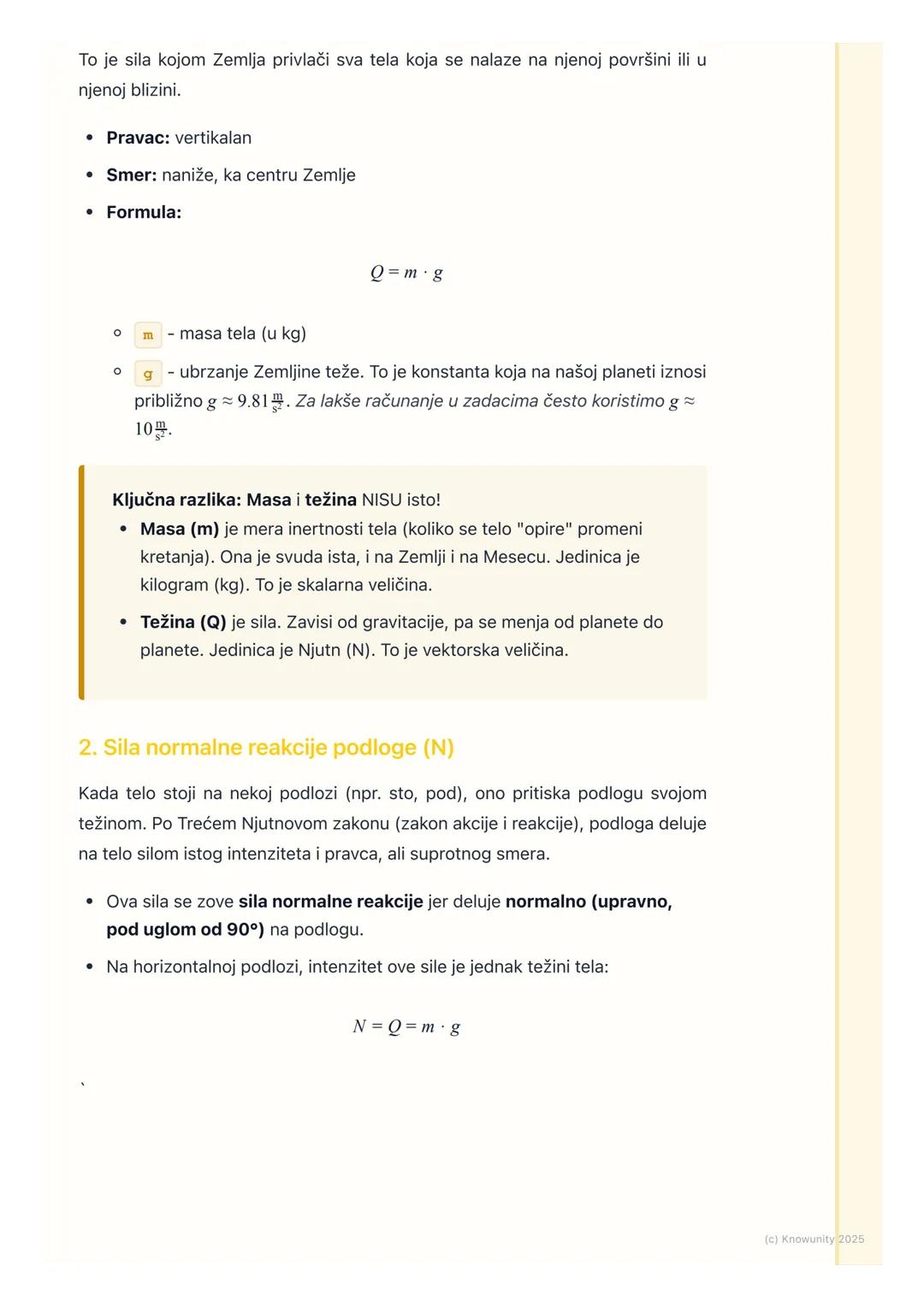 # Sila i vrste sila

Uvod u sile

Sila je osnovni pojam u dinamici. Dinamika proučava zašto se tela kreću, a
odgovor je zbog delovanja sila.