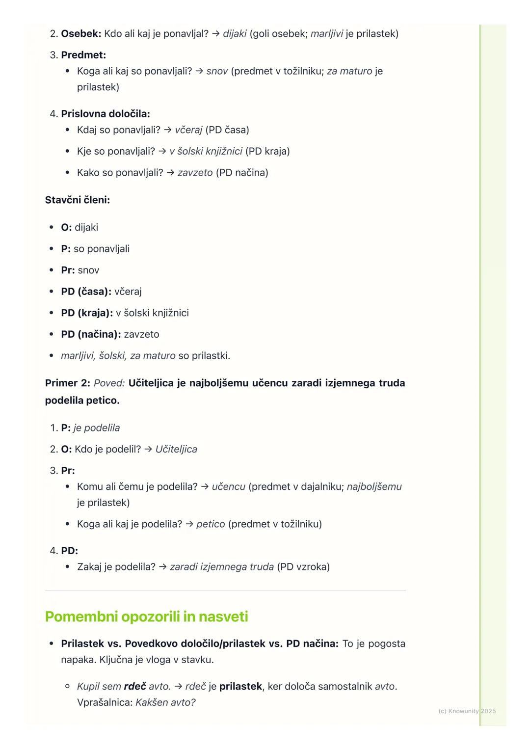 # Stavčni členi in njihove vloge

Uvod v stavčne člene

Stavčni členi so temeljni gradniki povedi. Vsaka beseda ali besedna zveza v
povedi o