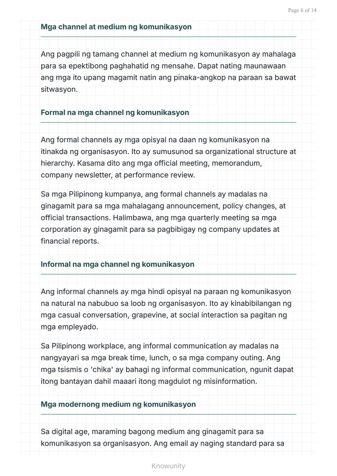 # Istruktura ng Organisasyon at Pamumuno: Komunikasyon sa loob ng Organisasyon

Pag-aaral ng komunikasyon at pakikipag-ugnayan sa organisasy