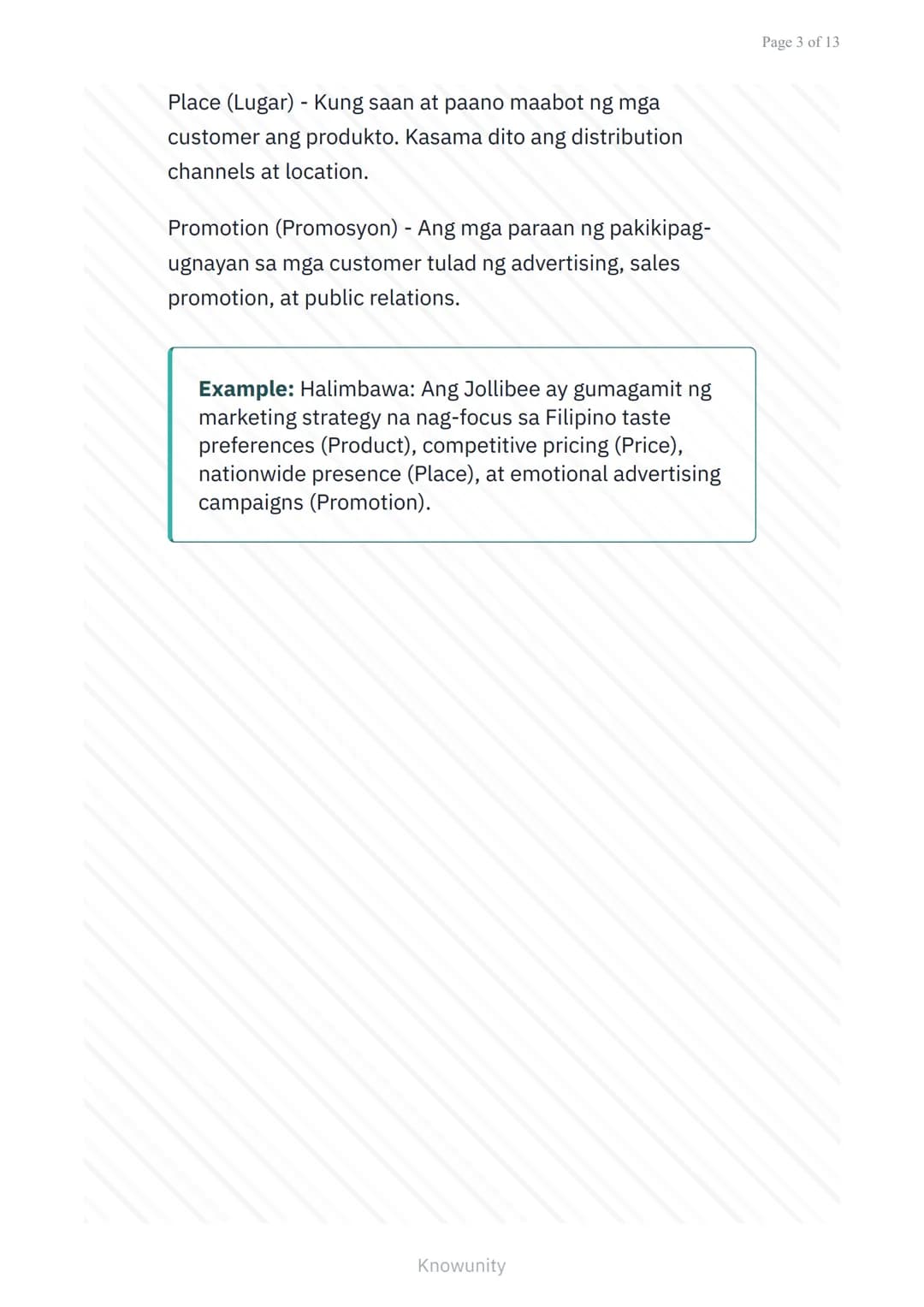 Panimulang Konsepto ng Marketing: Marketing vs
Pagbebenta vs Advertising
Pagkakaiba at ugnayan ng marketing,
pagbebenta, at advertising
Mga 