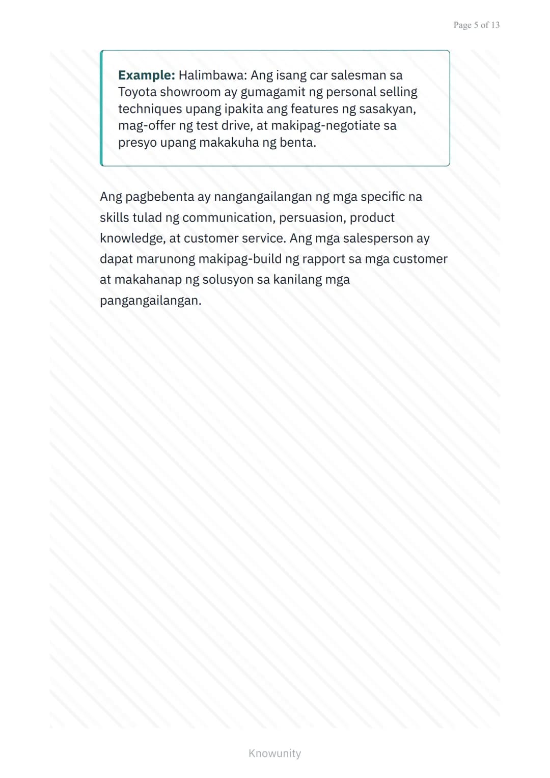 Panimulang Konsepto ng Marketing: Marketing vs
Pagbebenta vs Advertising
Pagkakaiba at ugnayan ng marketing,
pagbebenta, at advertising
Mga 