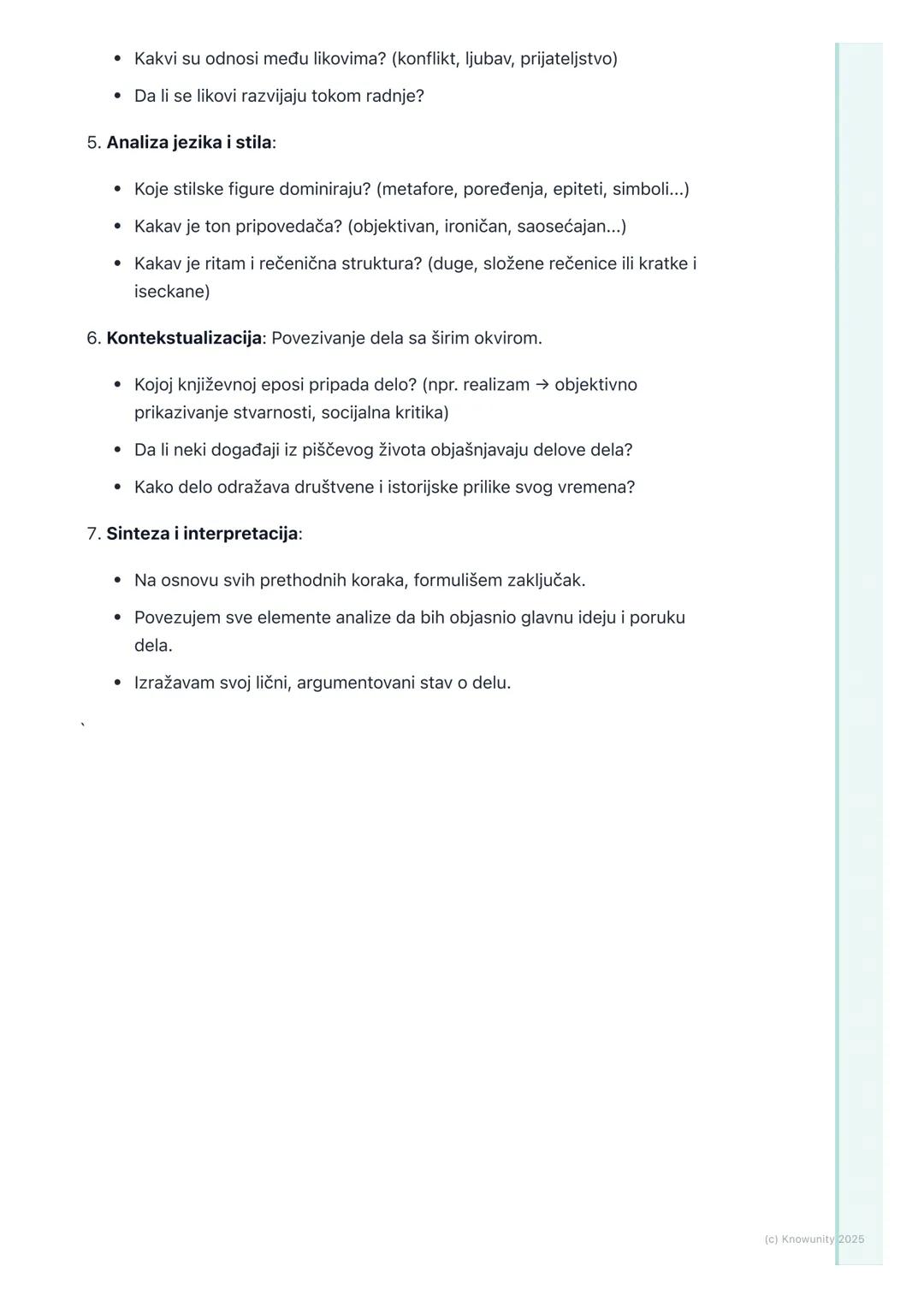 # Analiza i interpretacija teksta

## Uvod u analizu i interpretaciju teksta

Analiza i interpretacija teksta su ključne veštine za razumeva