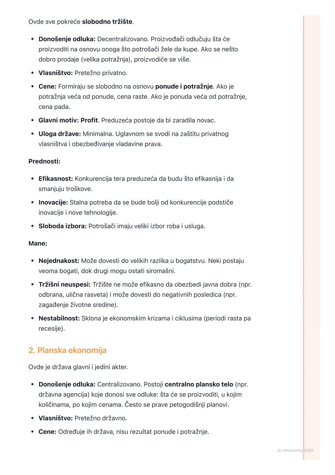 # Ekonomski sistemi

Uvod u ekonomske sisteme

Svako društvo mora da odgovori na tri osnovna ekonomska pitanja:

1. ŠTA proizvoditi? (Koje r