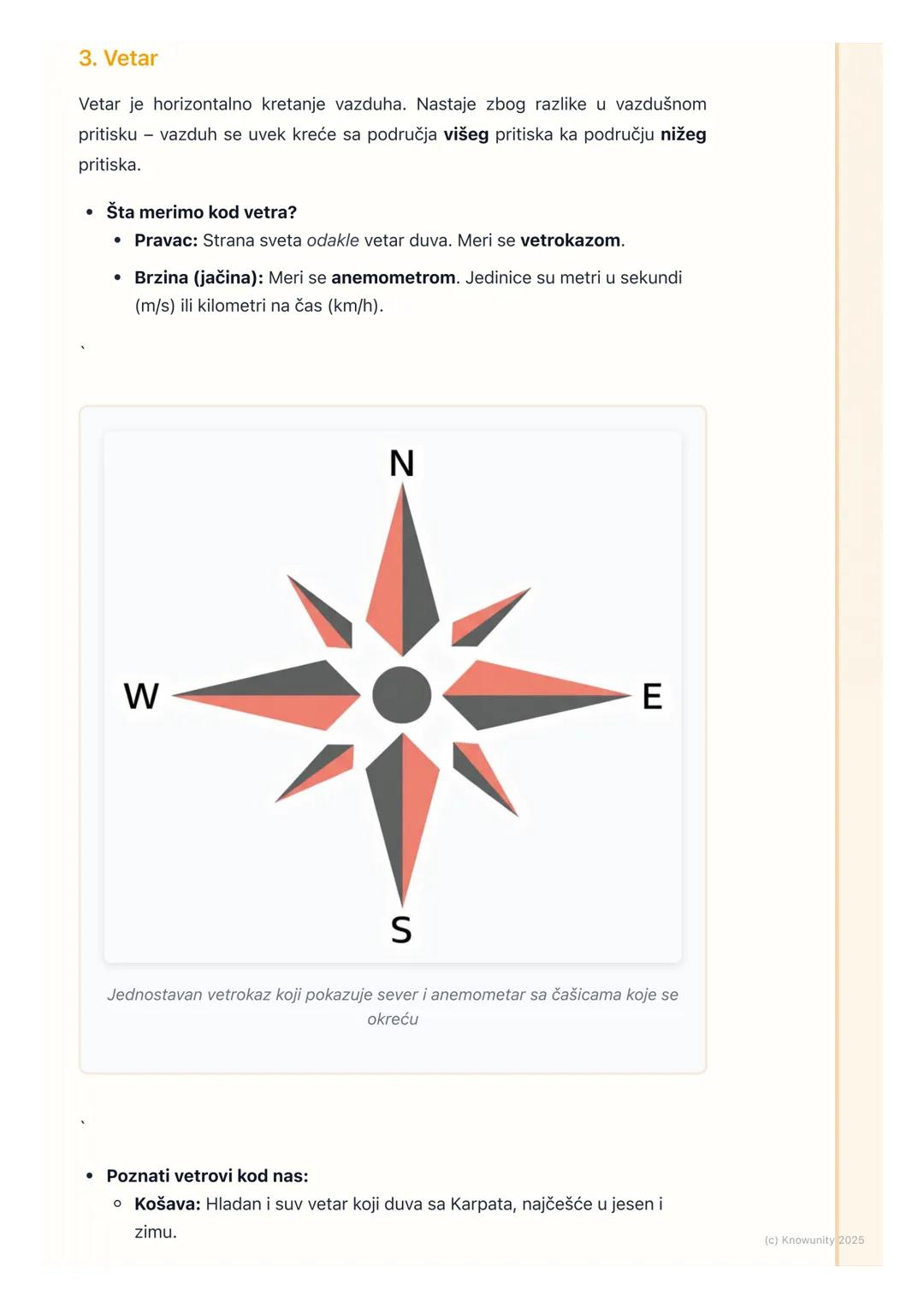 # Vreme i klimatski elementi

Uvod u vreme i klimatske elemente

Vreme je trenutno stanje atmosfere na nekom mestu. To je ono što vidimo kad