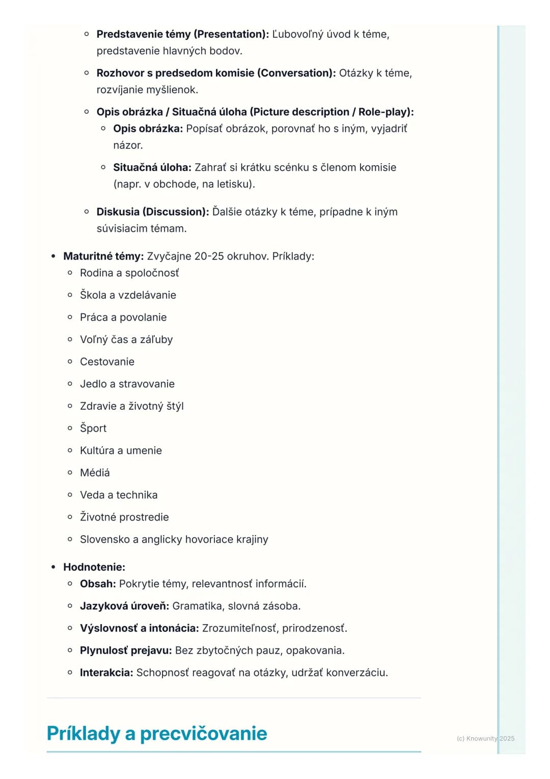 # Štruktúra a Požiadavky
Maturitnej Skúšky

Prehľad / úvod

Takže, maturita z angličtiny je pred nami a je super dôležité vedieť, čo nás
čak