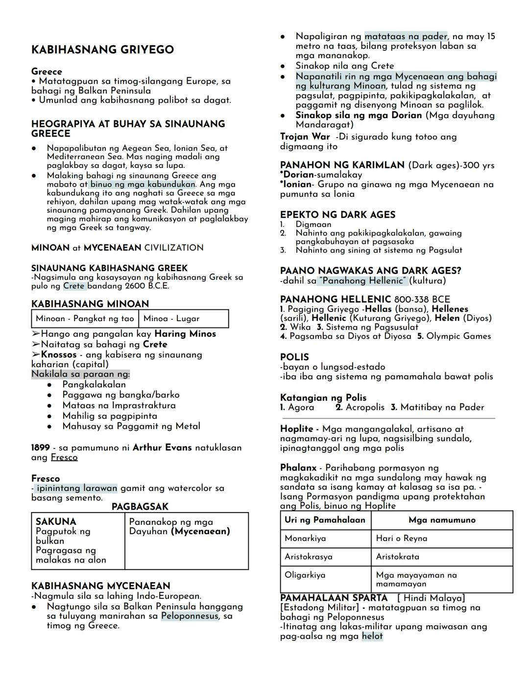 ## KABIHASNANG GRIYEGO

**Greece**

* Matatagpuan sa timog-silangang Europe, sa
bahagi ng Balkan Peninsula
* Umunlad ang kabihasnang palibot