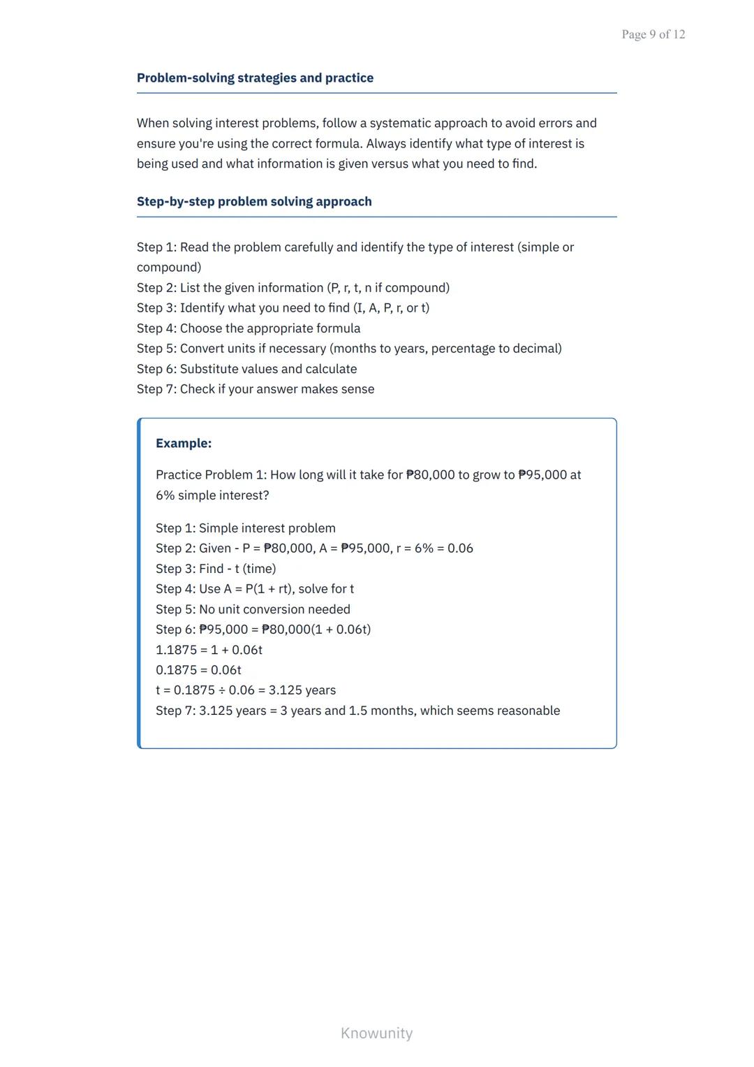 Simple and Compound Interest: Savings and Loans in Business Math
Master interest calculations for savings accounts and loan
payments
What yo