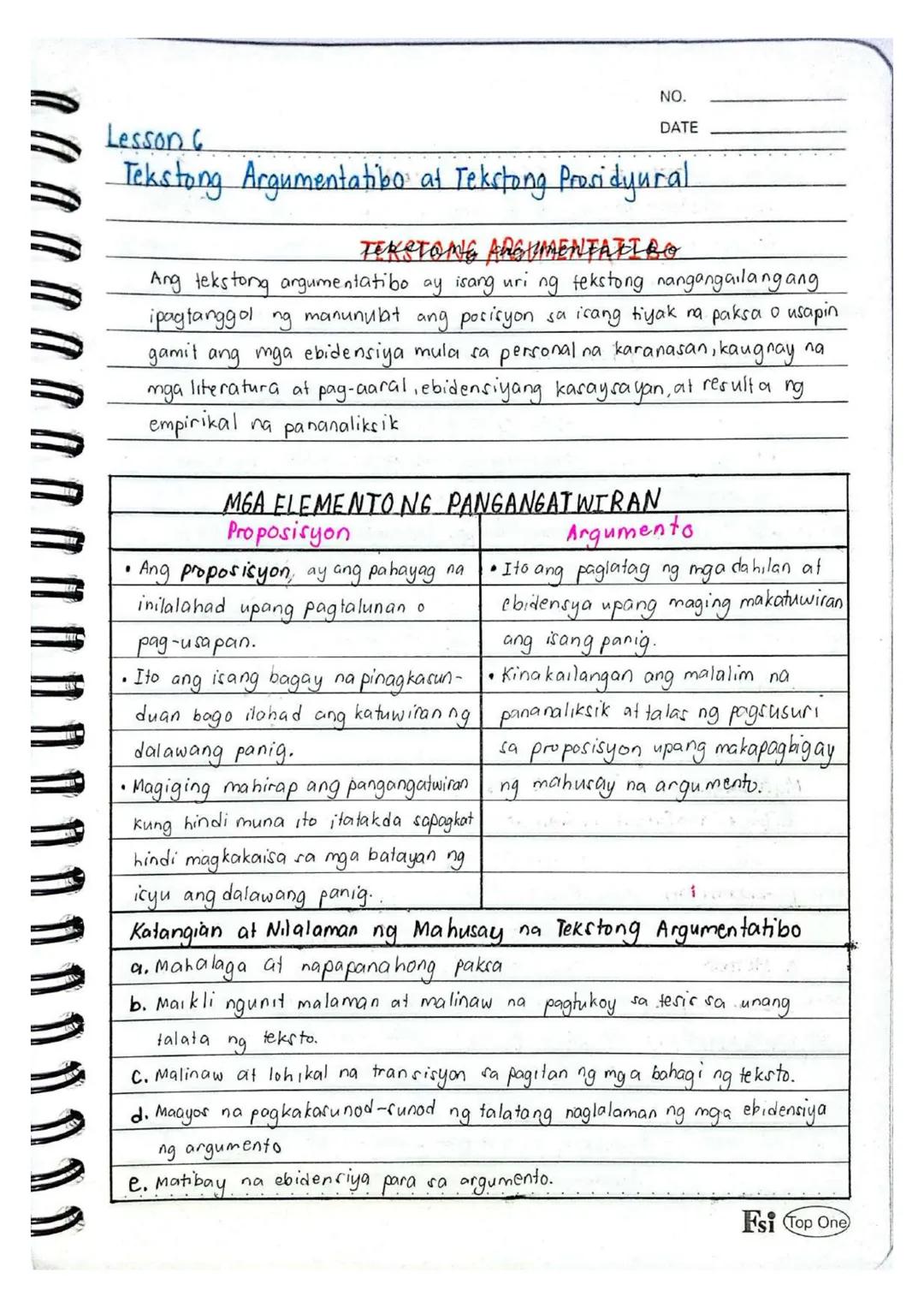 NO.
DATE
Lesson 1
Batayang Kaalaman sa Mapanuring Pagbasa
Ano ang Kahulugan ng Pagbabasa?
Lito ay proseso ng pag-aayos, pagkuha, at pag-unaw
