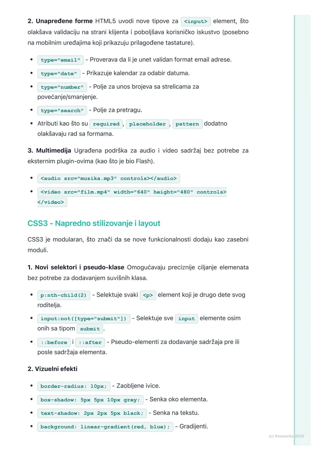 # HTML5 i CSS3

Uvod u HTML5 i CSS3

HTML5 i CSS3 su osnova modernog veb razvoja. Nisu samo nove verzije, već
predstavljaju fundamentalno un