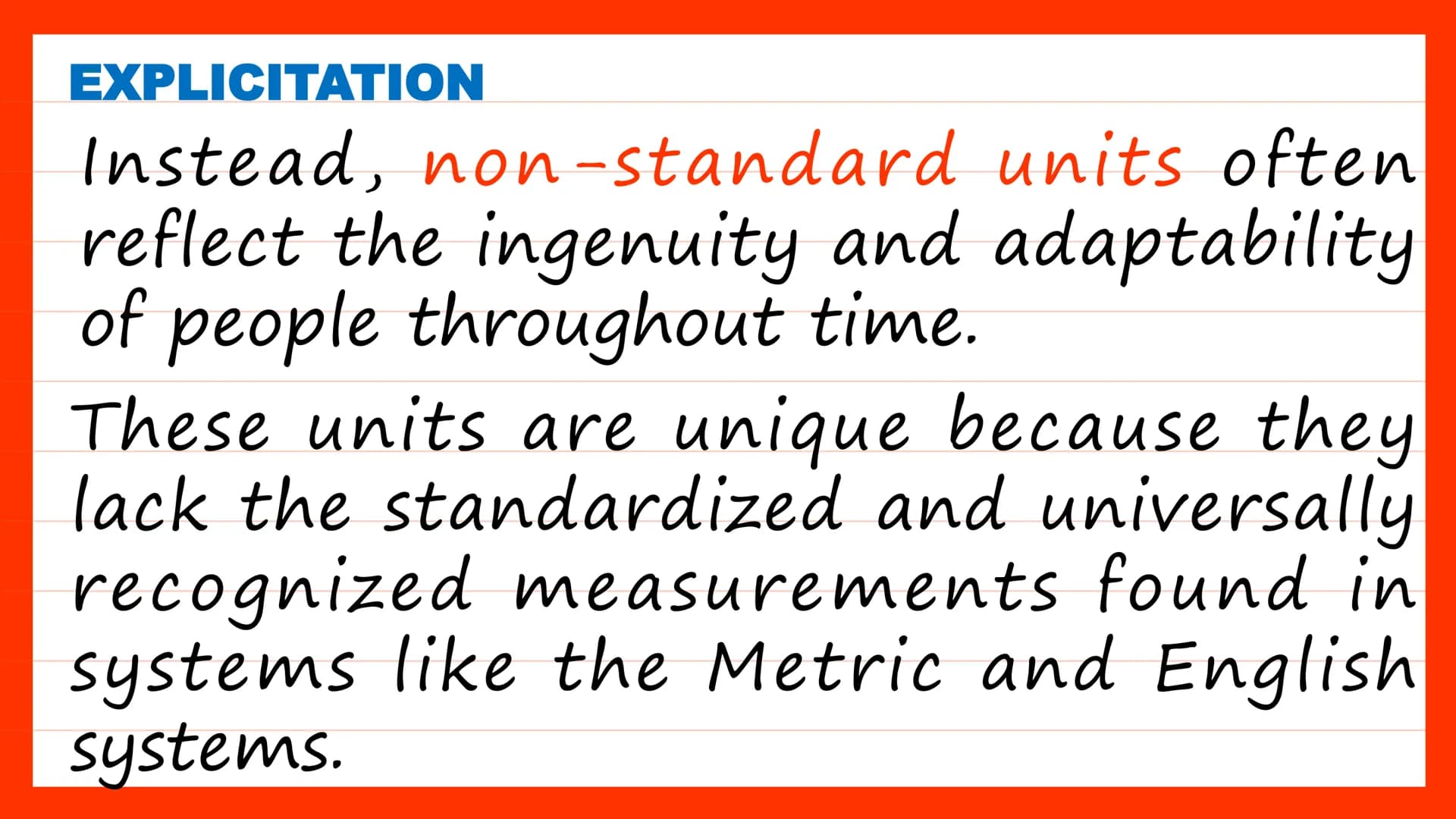 Systems of
Units of
Measure
Quarter 2, Week 2 DAY 1 SHORT REVIEW
Class Discussion
Have you ever measured an
object before?
What measuring to