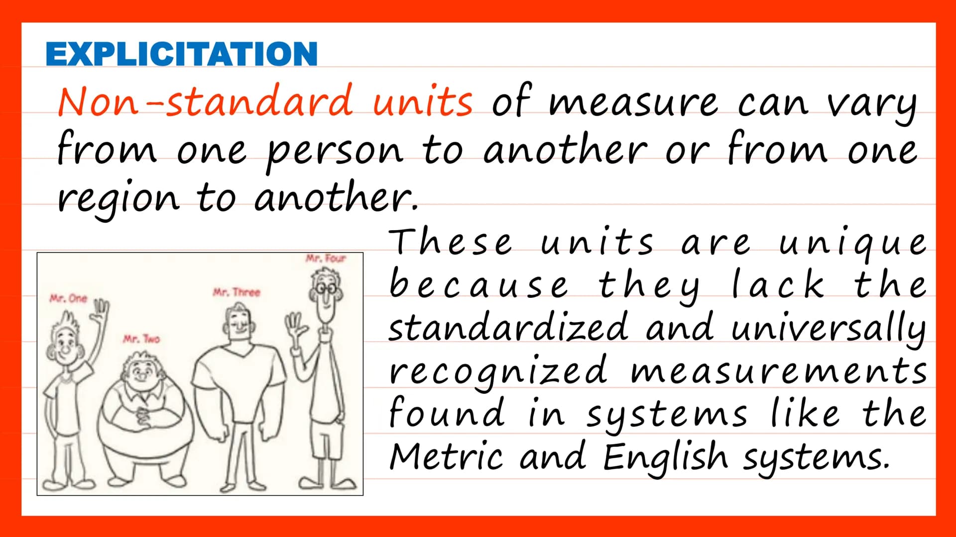 Systems of
Units of
Measure
Quarter 2, Week 2 DAY 1 SHORT REVIEW
Class Discussion
Have you ever measured an
object before?
What measuring to