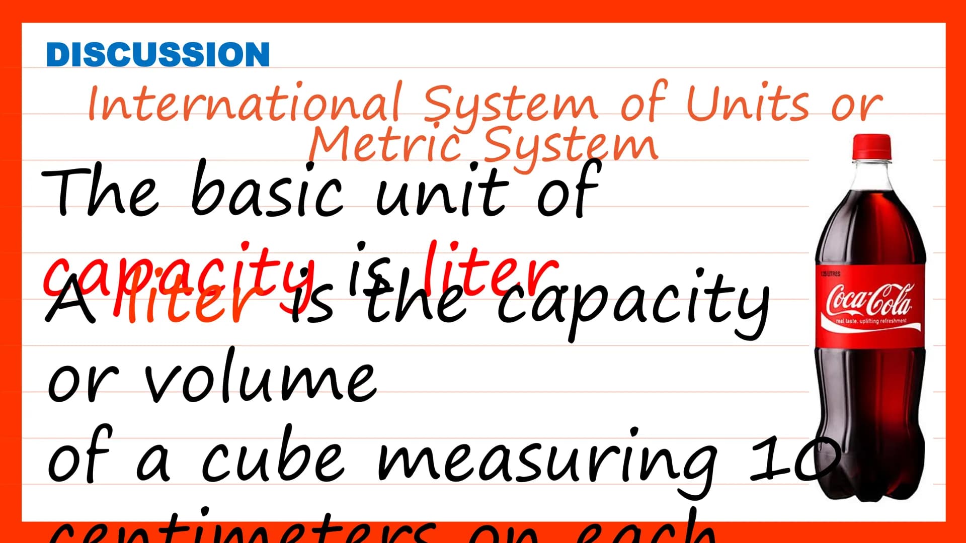 Systems of
Units of
Measure
Quarter 2, Week 2 DAY 1 SHORT REVIEW
Class Discussion
Have you ever measured an
object before?
What measuring to