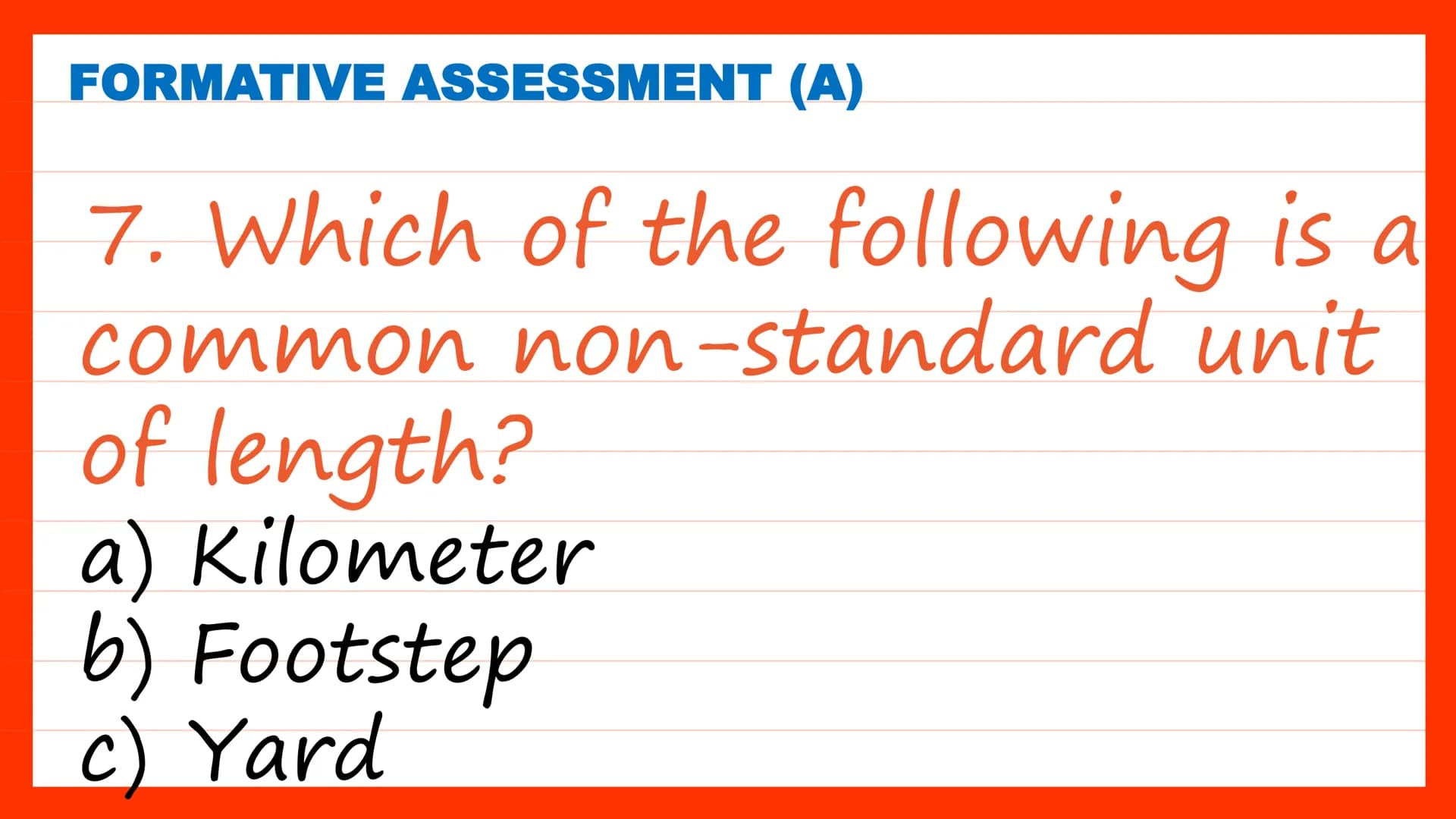 Systems of
Units of
Measure
Quarter 2, Week 2 DAY 1 SHORT REVIEW
Class Discussion
Have you ever measured an
object before?
What measuring to
