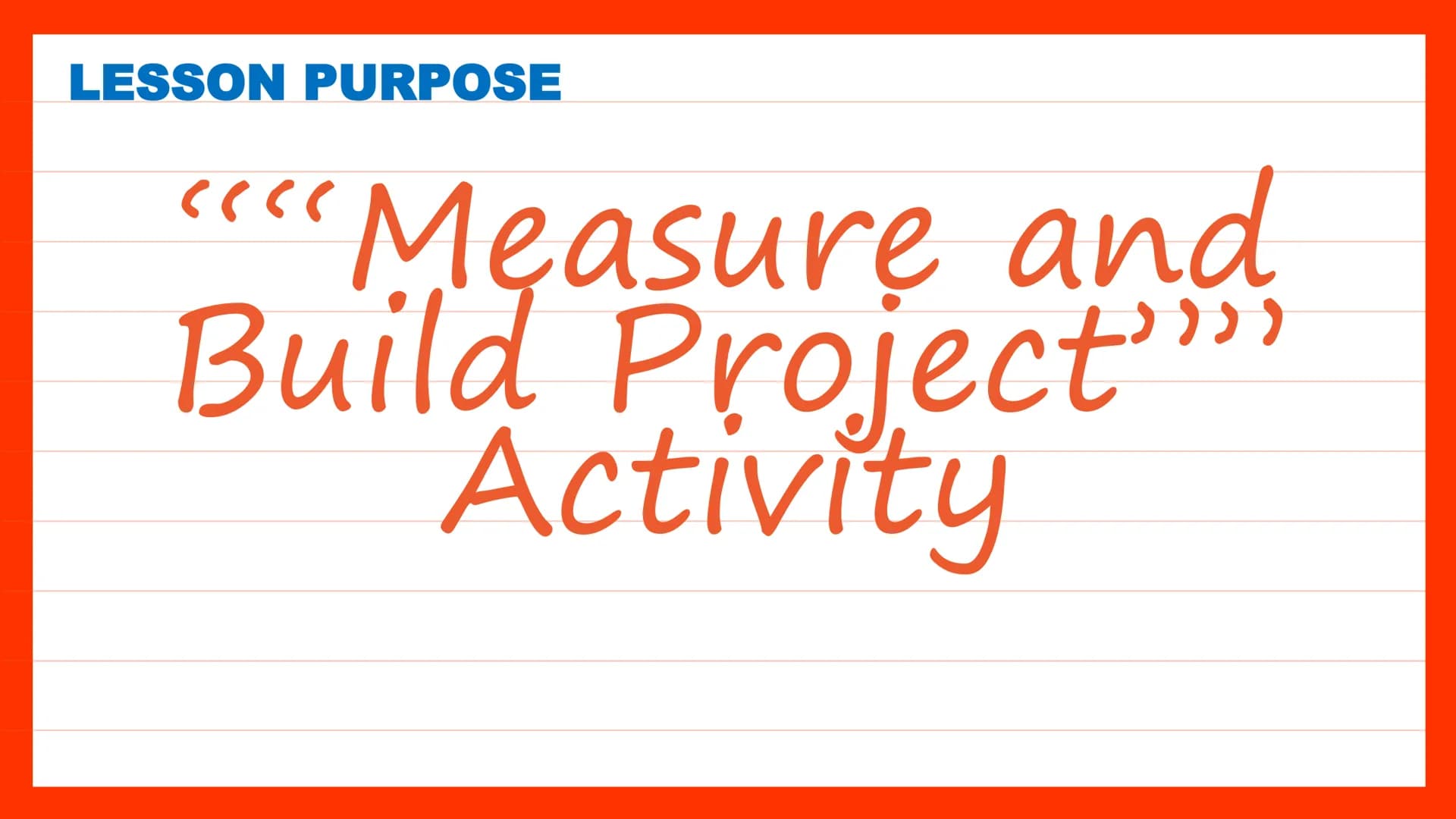 Systems of
Units of
Measure
Quarter 2, Week 2 DAY 1 SHORT REVIEW
Class Discussion
Have you ever measured an
object before?
What measuring to