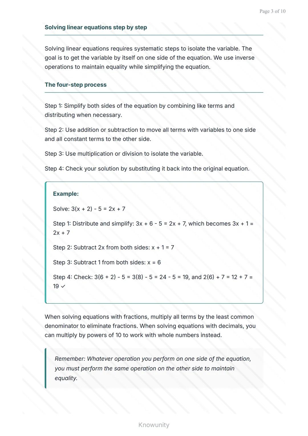 Linear equations and their applications in everyday life
Master linear equations, inequalities, and systems with real
applications
What you'