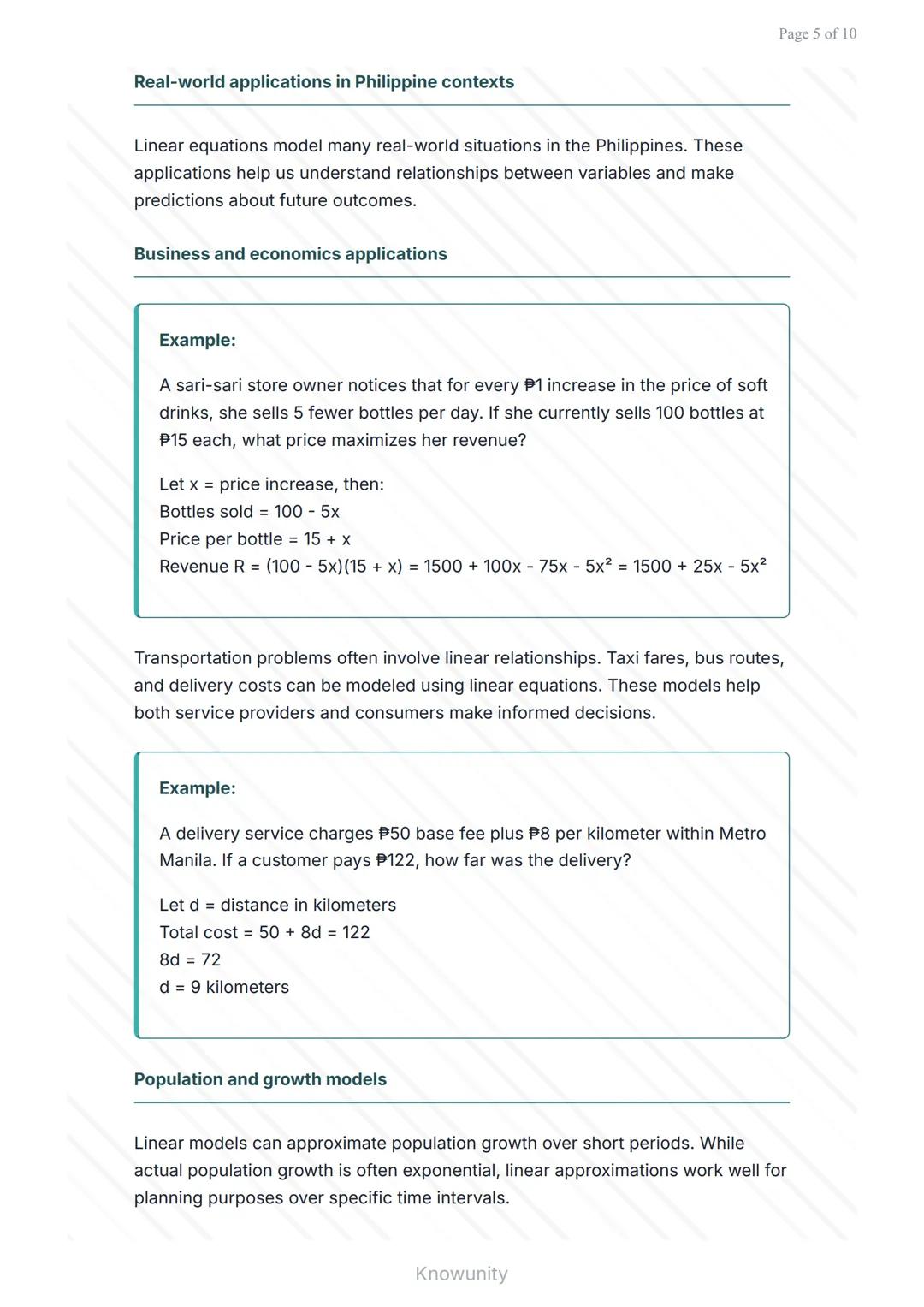 Linear equations and their applications in everyday life
Master linear equations, inequalities, and systems with real
applications
What you'
