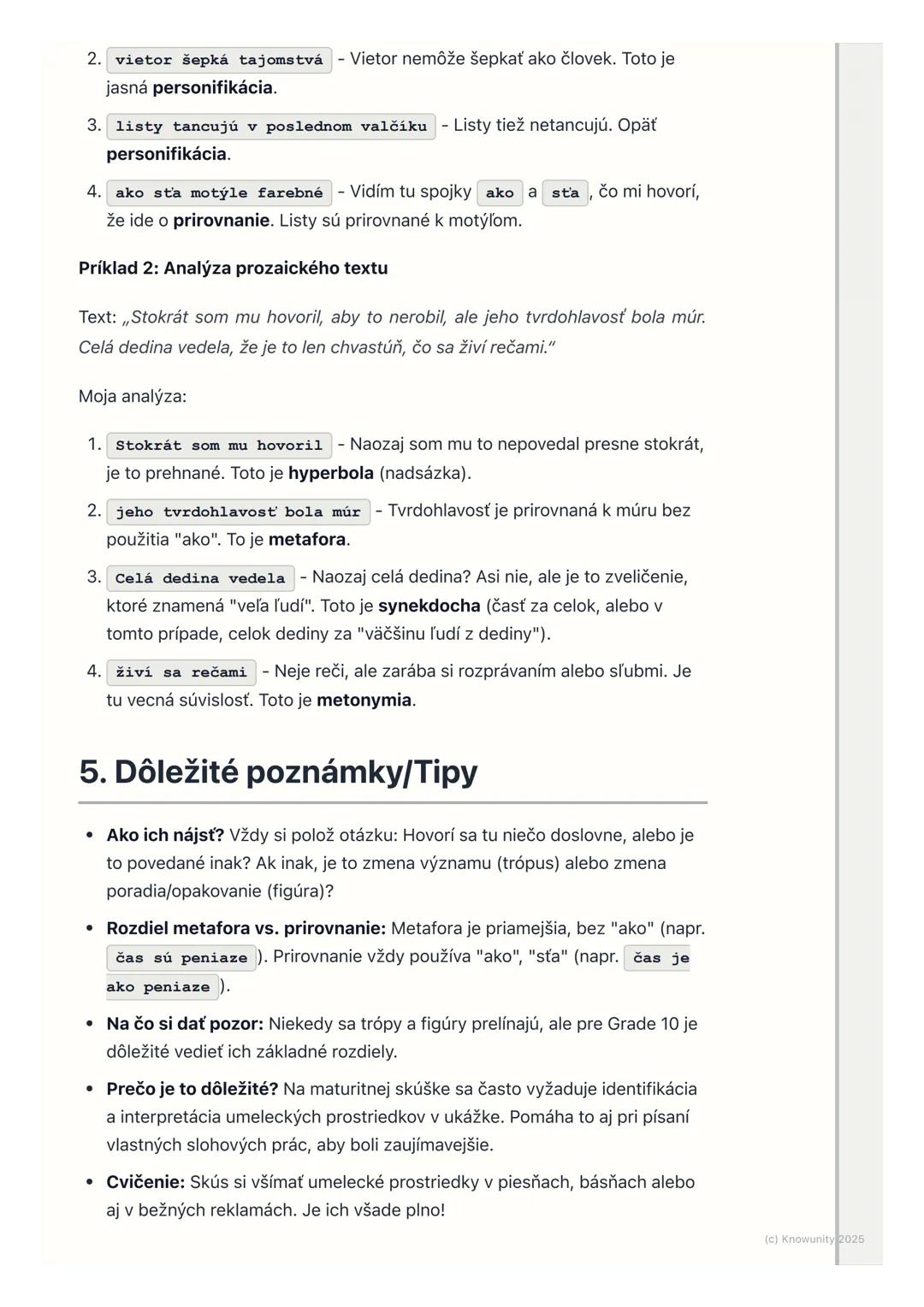 # Umelecké prostriedky a figúry

1. Úvod do umeleckých prostriedkov a
figúr

V literatúre, ale aj v bežnej reči, často používame špeciálne s