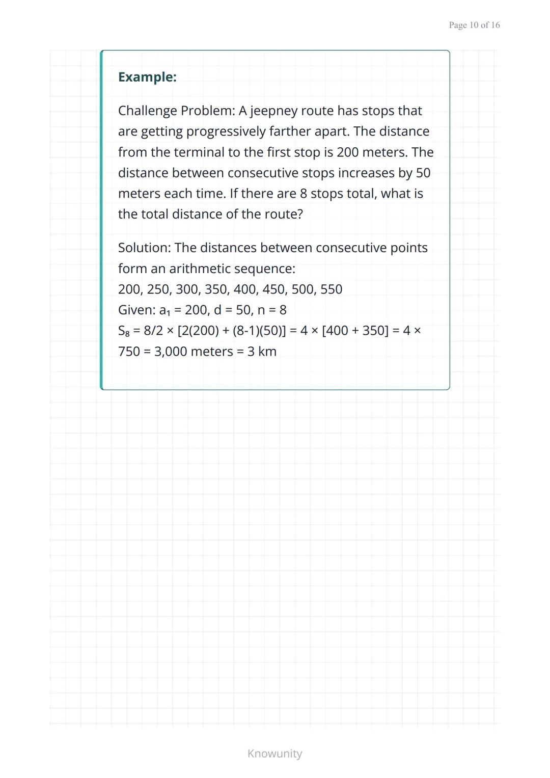 Arithmetic sequences and series: Patterns and
formulas
Understanding arithmetic sequences,
series, and their real-world applications
What yo