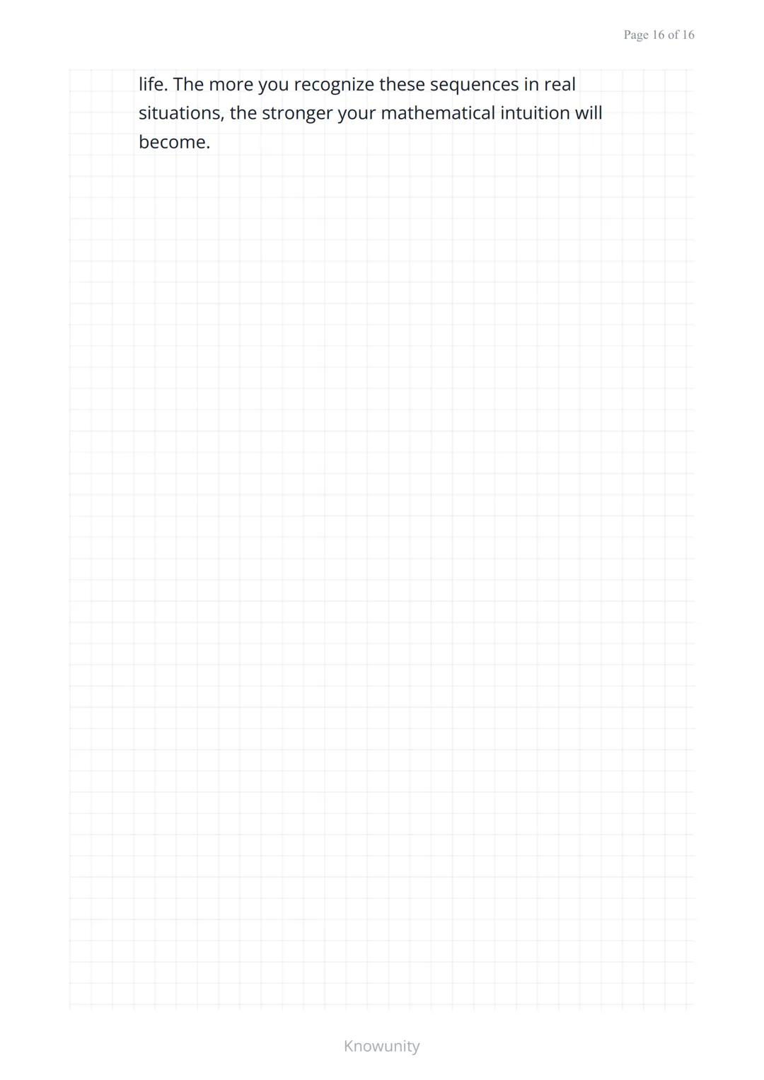 Arithmetic sequences and series: Patterns and
formulas
Understanding arithmetic sequences,
series, and their real-world applications
What yo