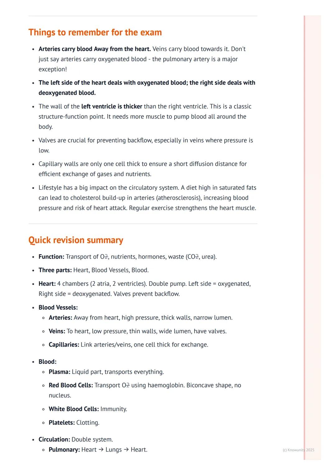 # The Circulatory System

An introduction to the circulatory system

The circulatory system is basically the body's transport network. Its m