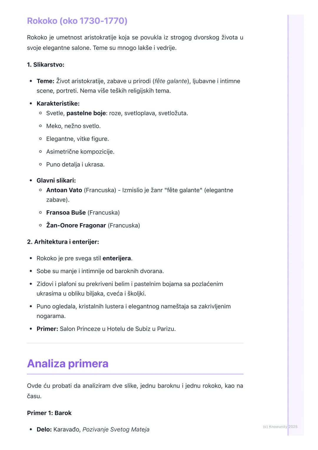 # Barok i Rokoko: drama i raskoš

Uvod u barok i rokoko

Barok i rokoko su dva važna umetnička pravca koja su se razvila posle
renesanse, ot