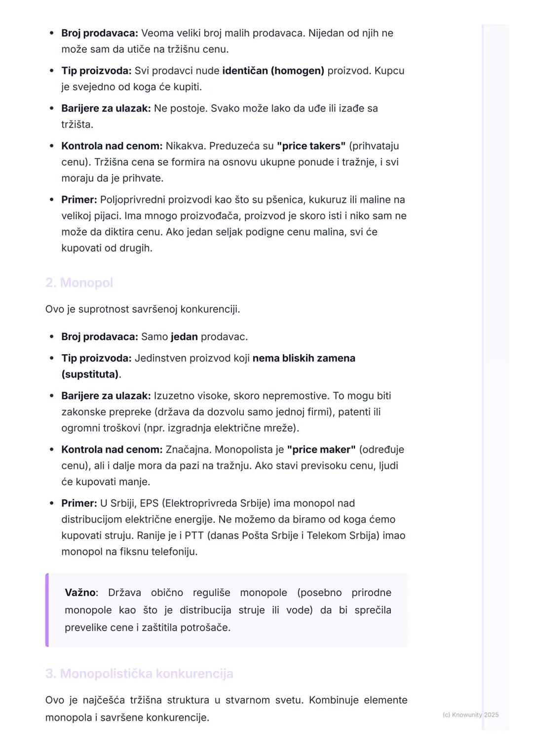 # Vrste tržišnih struktura (uvod)

Uvod u tržišne strukture

Tržišna struktura opisuje kako je organizovano neko tržište. U suštini,
gledamo
