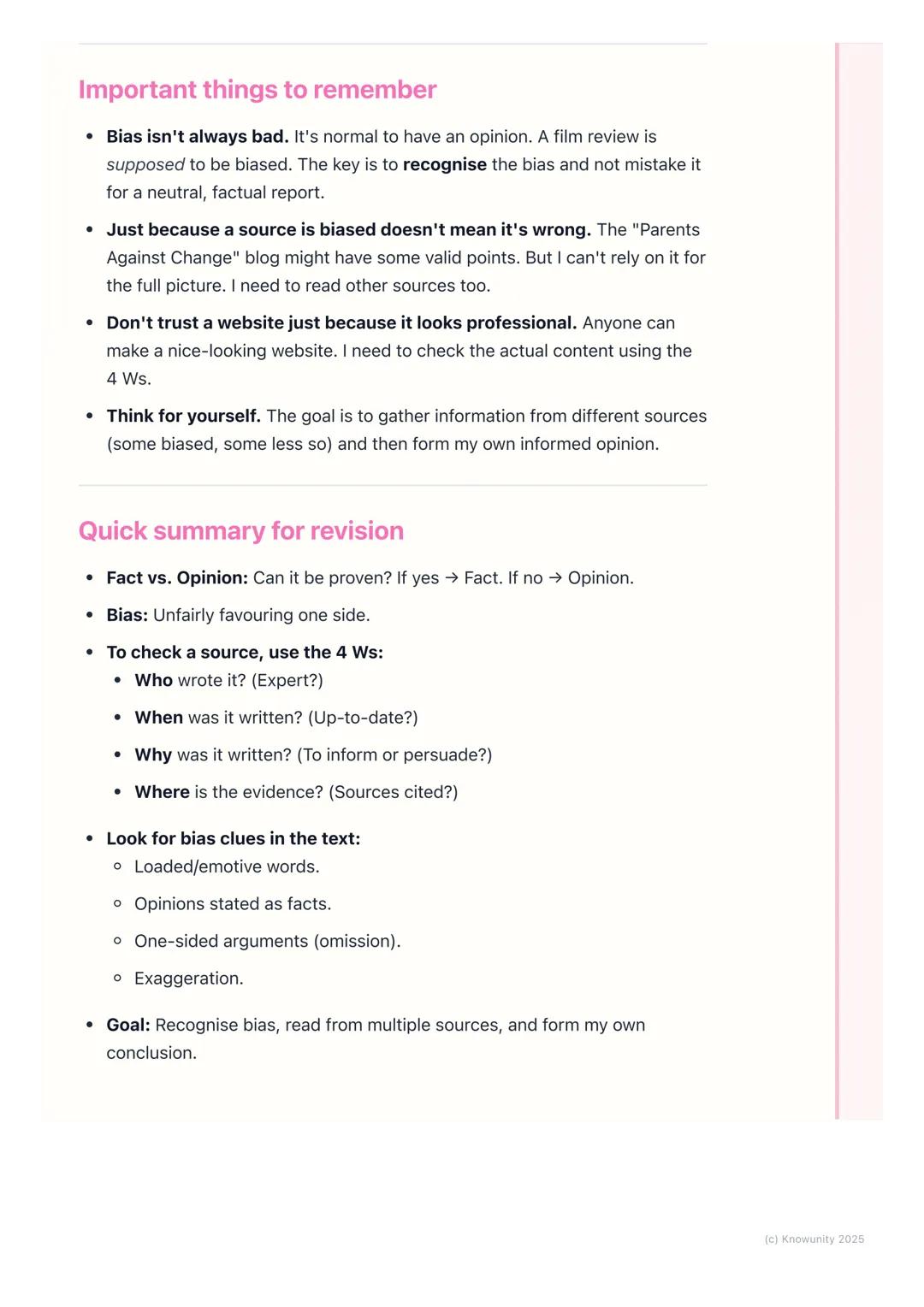 # Evaluating Information and
# Identifying Bias

An introduction to evaluating information

This is all about not just reading something, bu